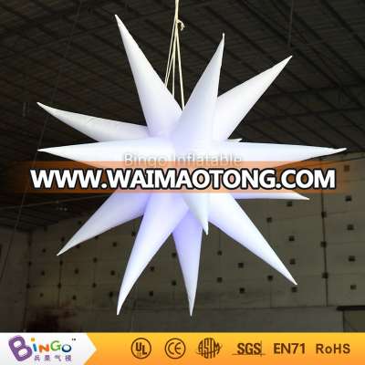 Colors Change inflatable Night star for Valentine's Day bar decoration