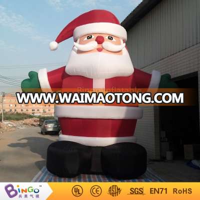 2016 PVC tarpaulin 5m inflatable santa claus for Christmas festival decoration 16ft./5M high