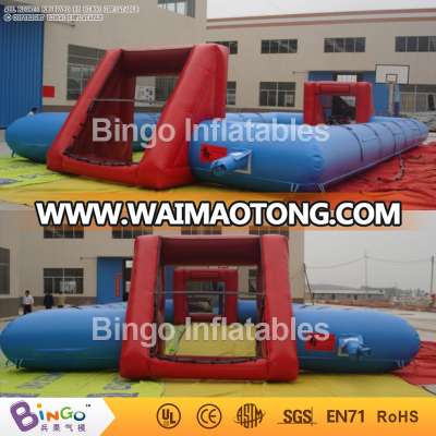 Hot Sale Giant inflatable soap soccer field for playground