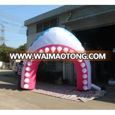 Shark !!!4.5m(H) event inflatable tunnel/event inflatable entrance/for party decoration event decoration