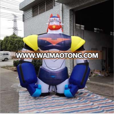 inflatable cartoon inflatable robot man for advertising