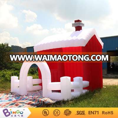 Bingo festival products inflatable Christmas Santa grotto house 13ft.