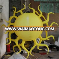 LED light inflatable hanging sun,large wonderful for decoration