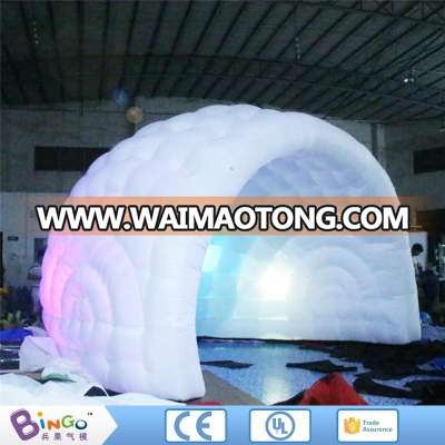 high quality semicircle arch tent party inflatables arch tent with led lighting for sale