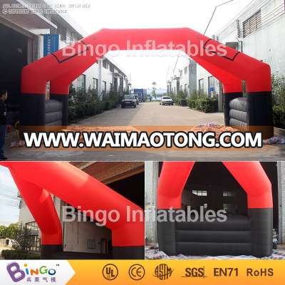 inflatable racing arch start line finish line with removable banners for advetising/rental 8m long wide