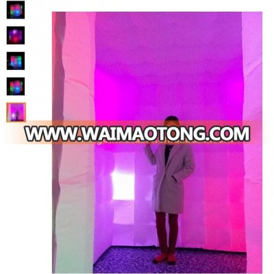 led inflatable photo booth cube for wedding BG-A0757