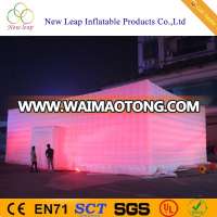 LED lights large marquee tent outdoor inflatable camping cube tent