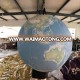 Hanging inflatable earth party decoration Lighting ball