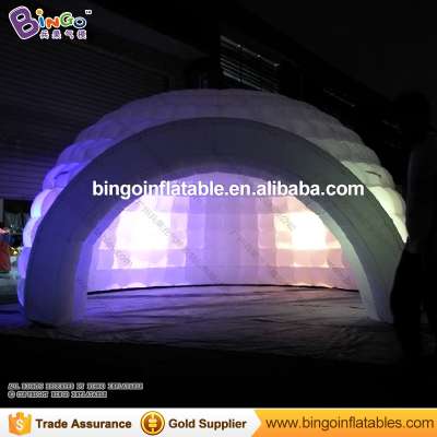 Color changing sukkah tent inflatable snow igloo white dome tent for sale